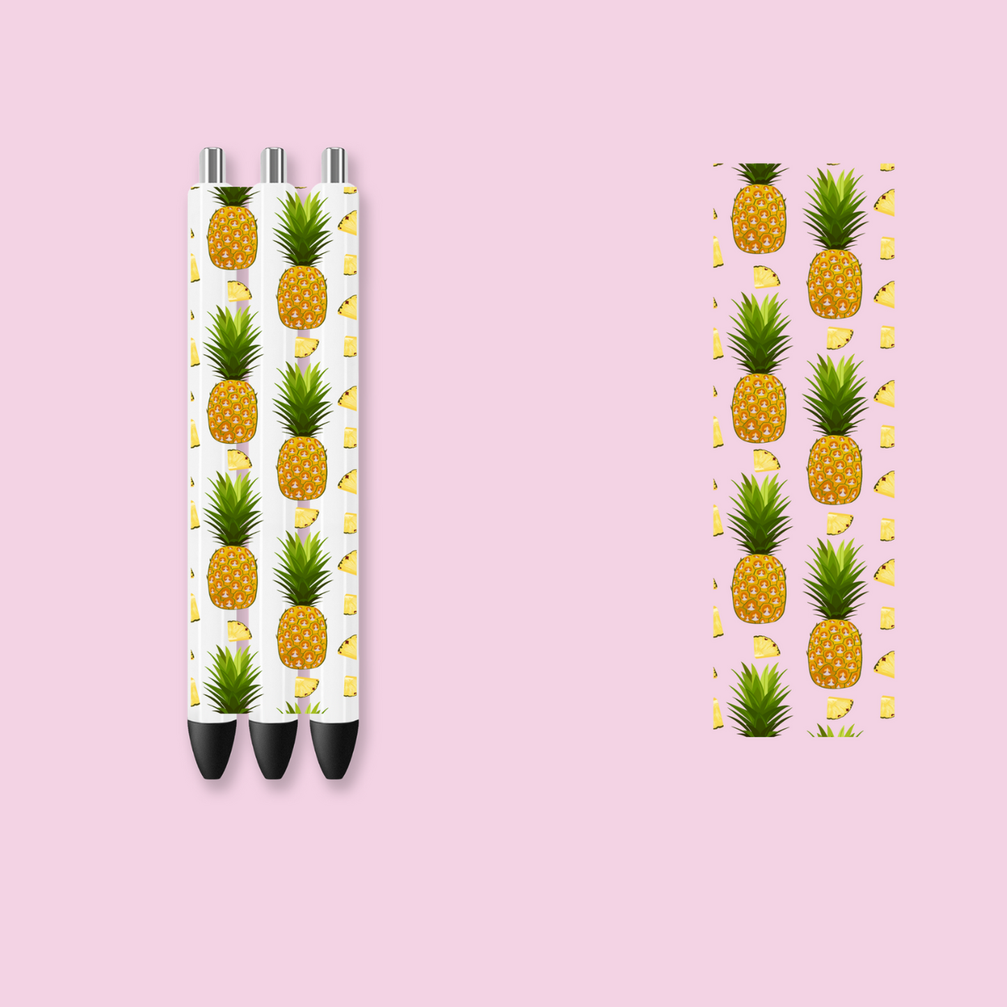 Pineapple UV DTF Pen Wrap