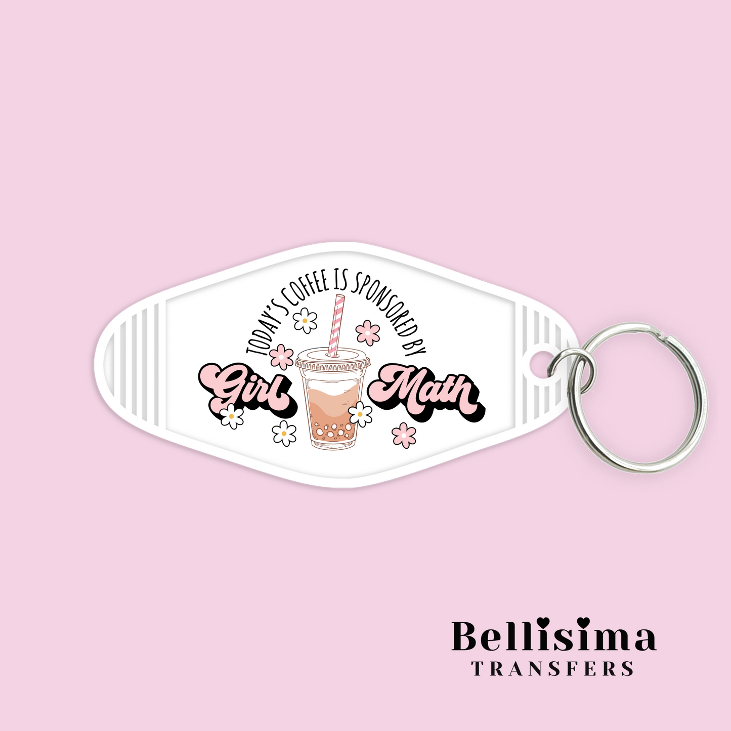 Girl Math Coffee UV DTF Decal