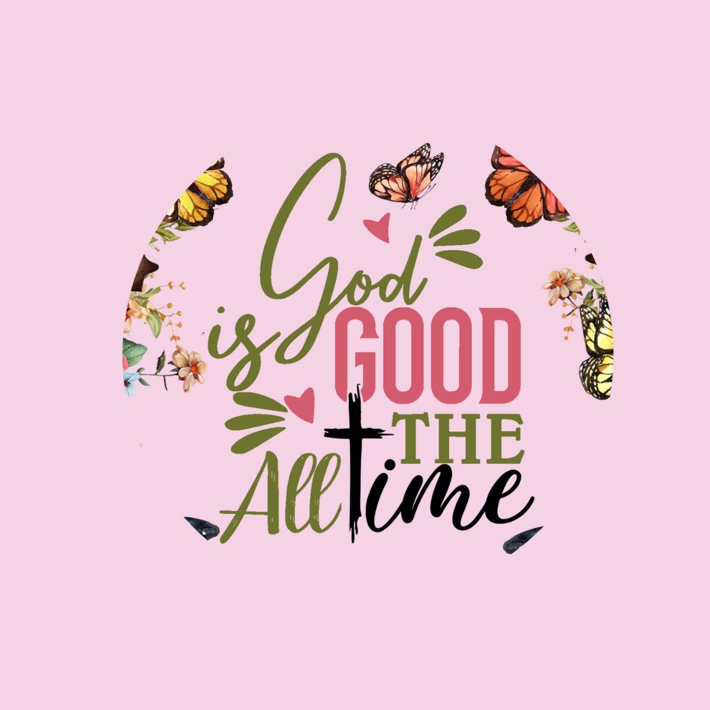 God is Good UV DTF Lid Decal