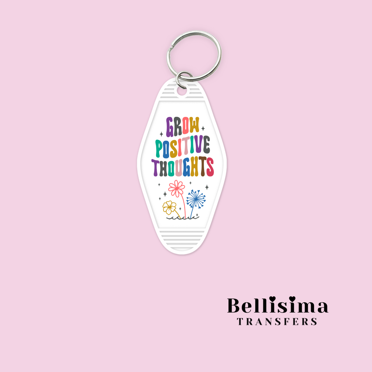 Grow Positive Thoughts UV DTF Decal