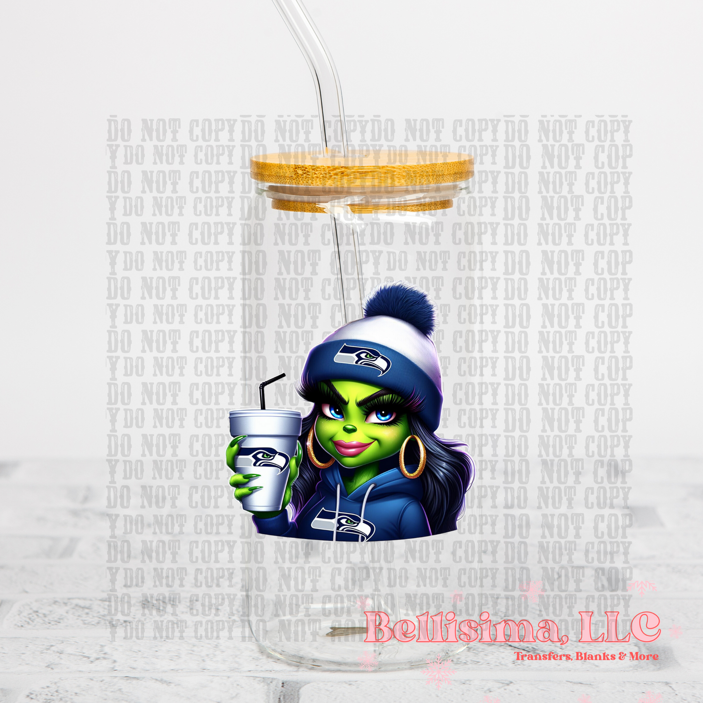 Hwk Girl UV DTF Decal