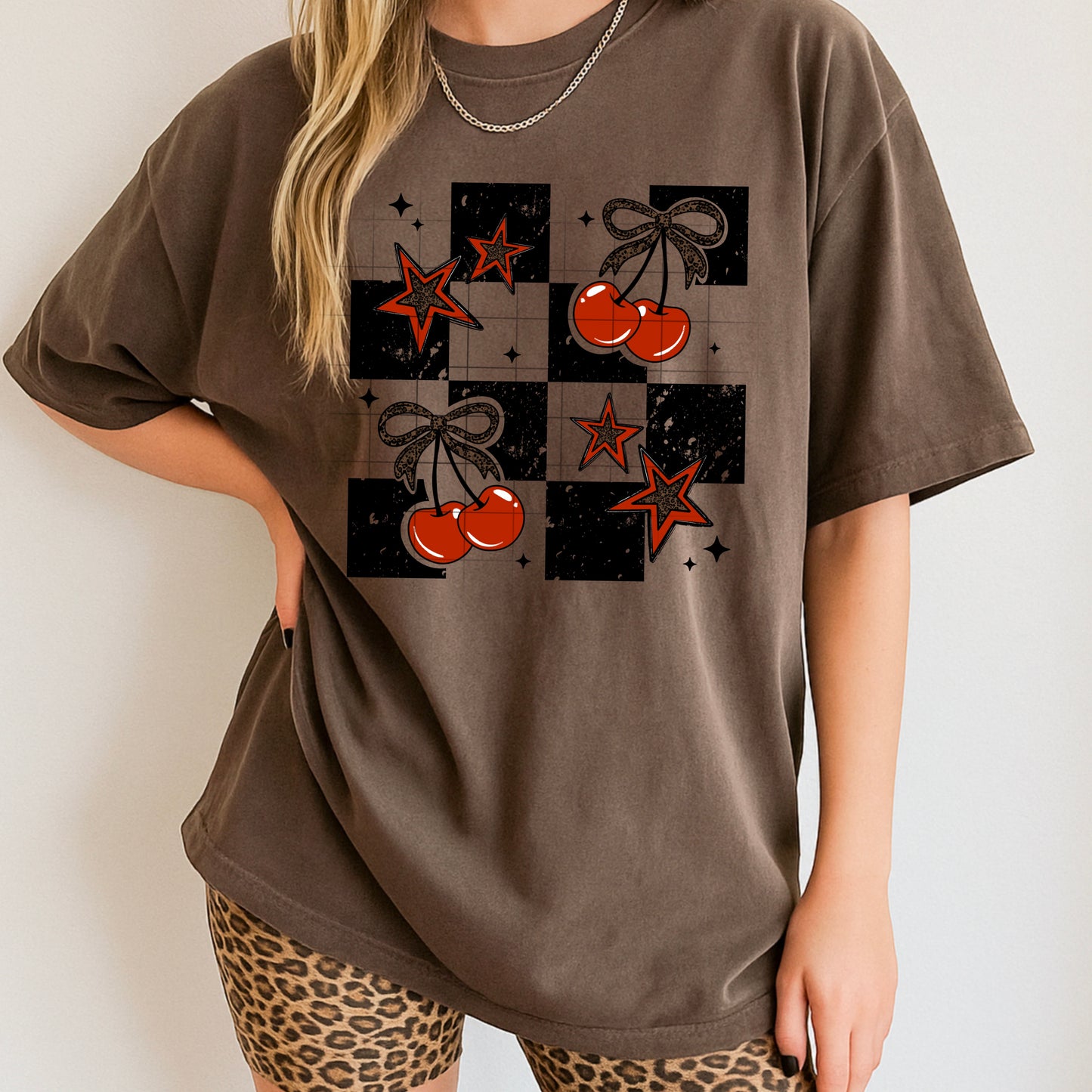 WINTER CHERRIES COLLAGE DTF