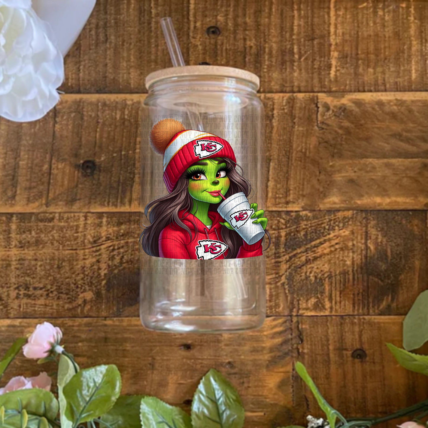 Chief Green Girl UV DTF Decal