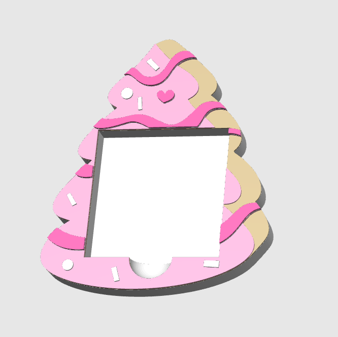 3D TREE SNACK STICKY NOTE HOLDER