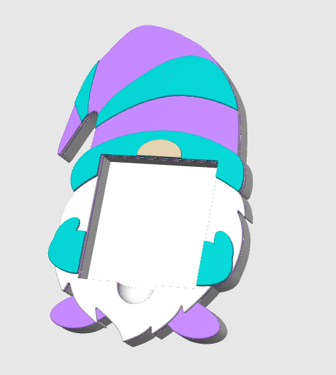 3D GNOME STICKY NOTE HOLDER