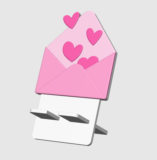 Love Letter Phone Stand | Pink Desk Decor | Valentine Desk Accessories
