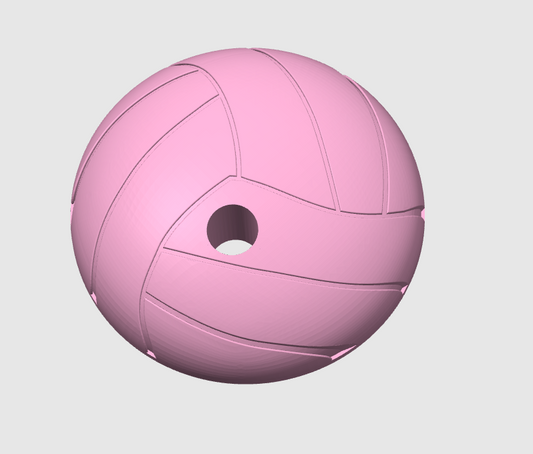 16oz VOLLEYBALL Lid– 3D Printed Tumbler Lid Accessory