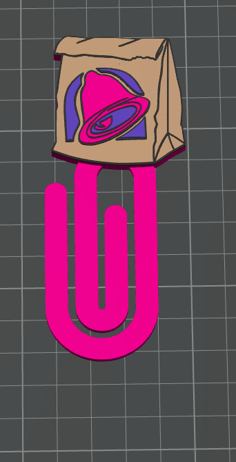 TACO BOUT A CUTE Jumbo Paperclip Bookmark | Cute Checkered Planner Clip