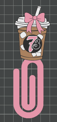 7 Brew Jumbo Paperclip Bookmark | Cute Checkered Planner Clip