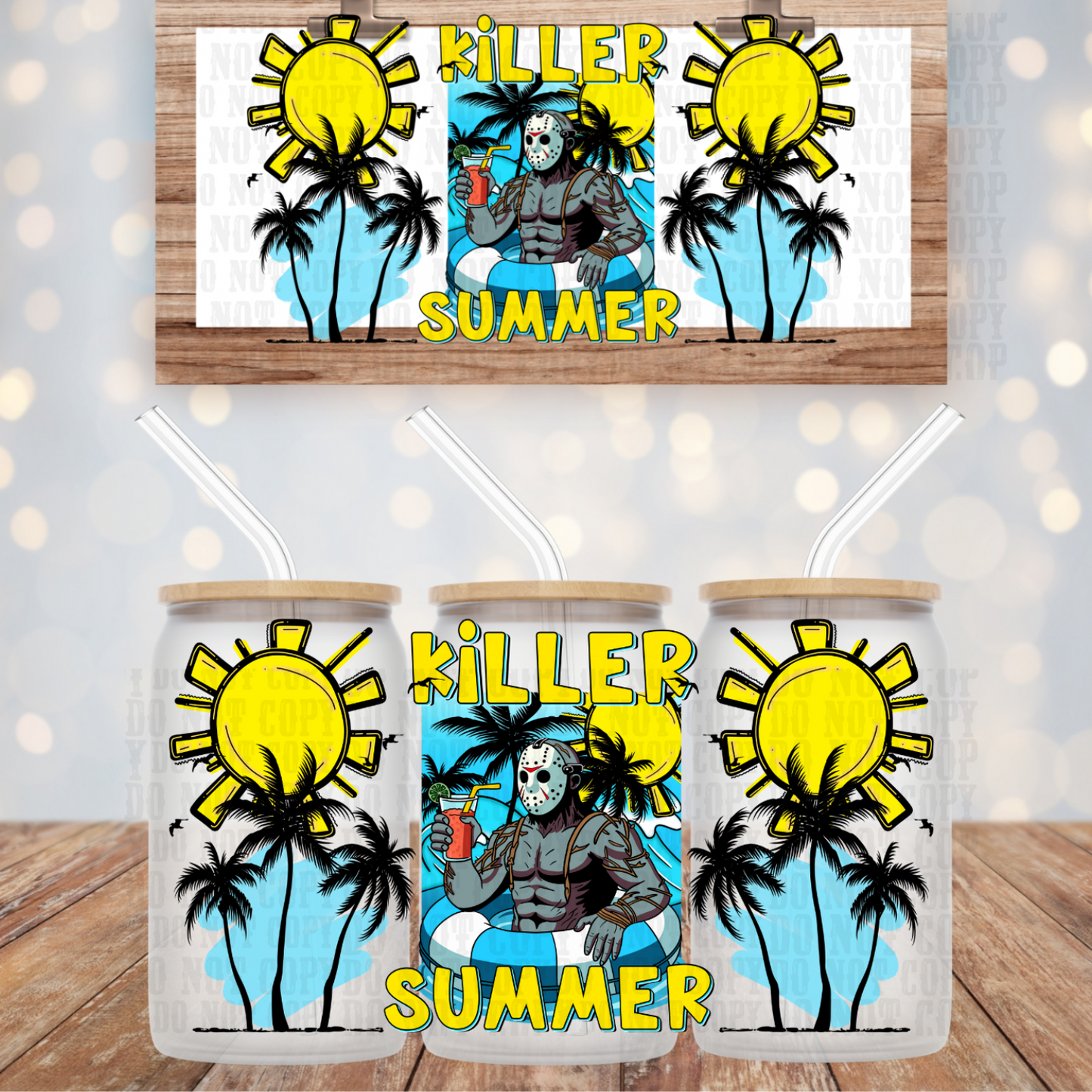 JASONITO KILLER SUMMER FLOAT UV DTF DECAL