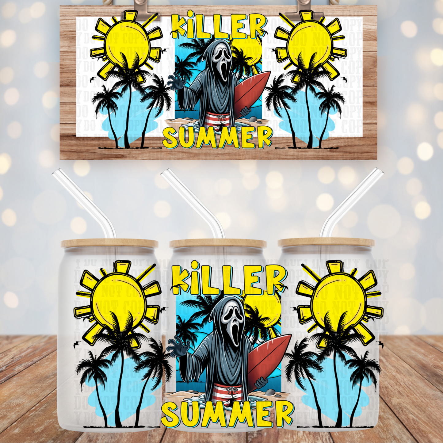 GHOSTY- POO KILLER SUMMER FLOAT UV DTF DECAL