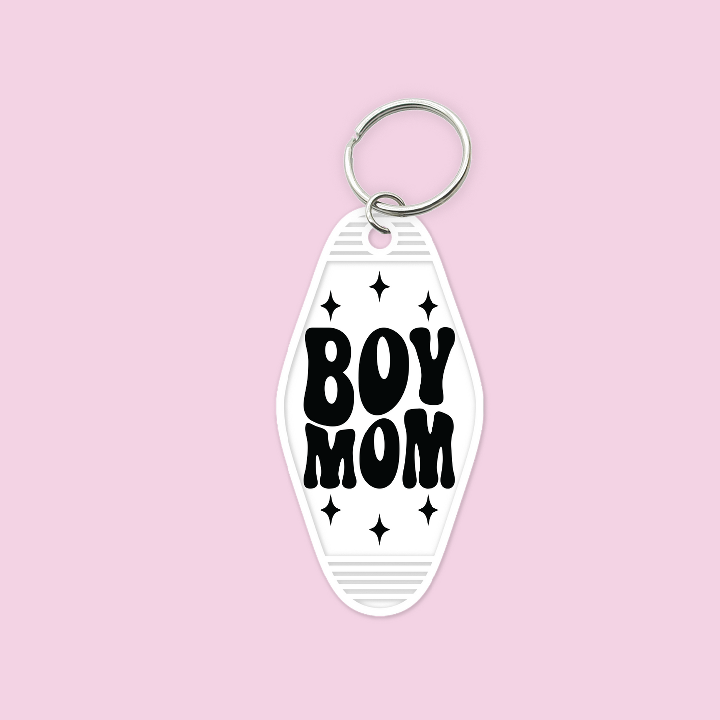 Boy Mom Key Chain Decal