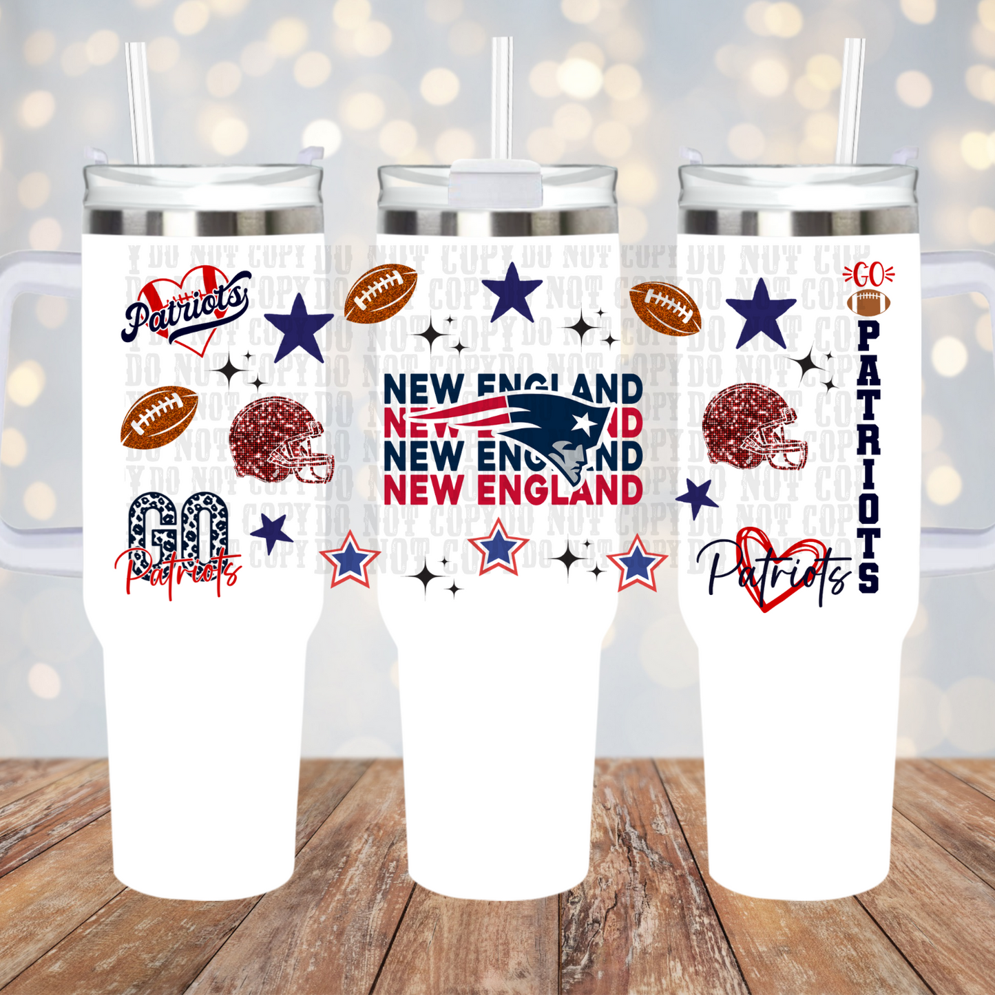 40oz Knew- Eng-Land UV DTF Wrap