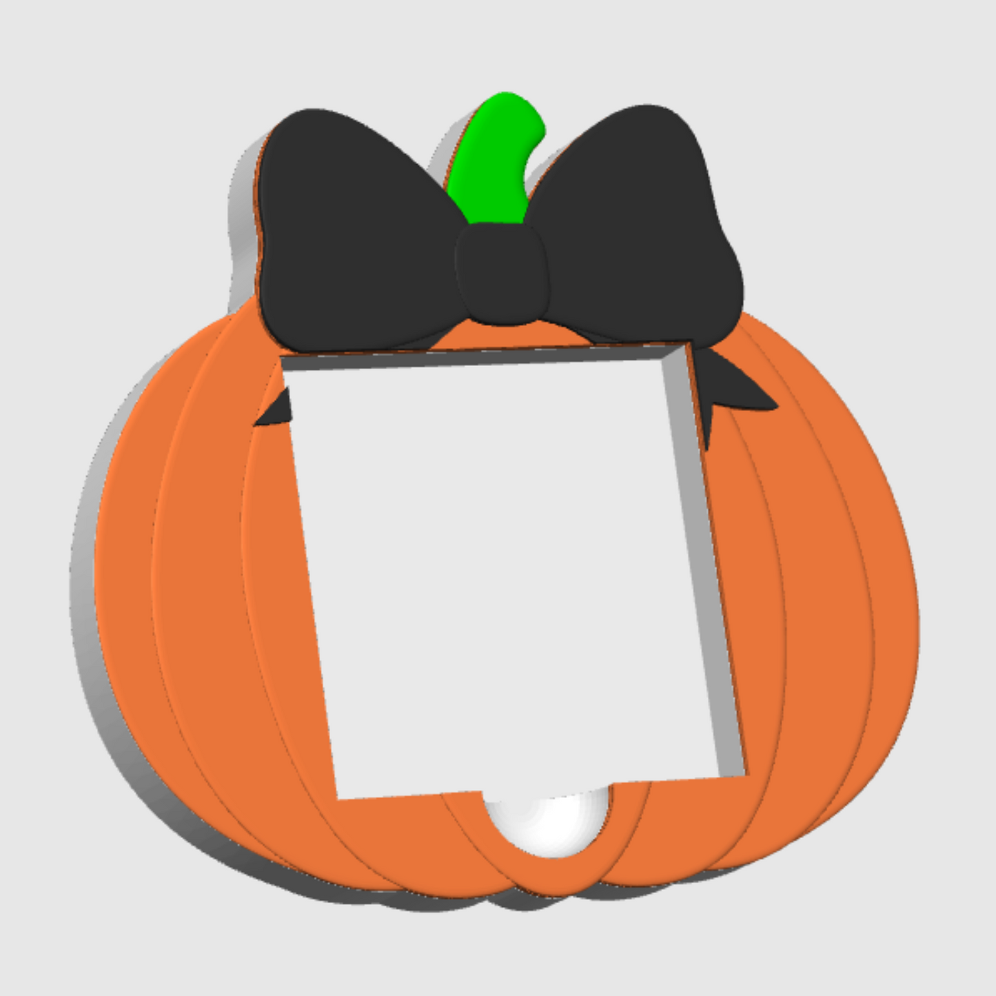 BOW PUMPKIN Sticky Note Holder | Desk Decor | Desk Accessories