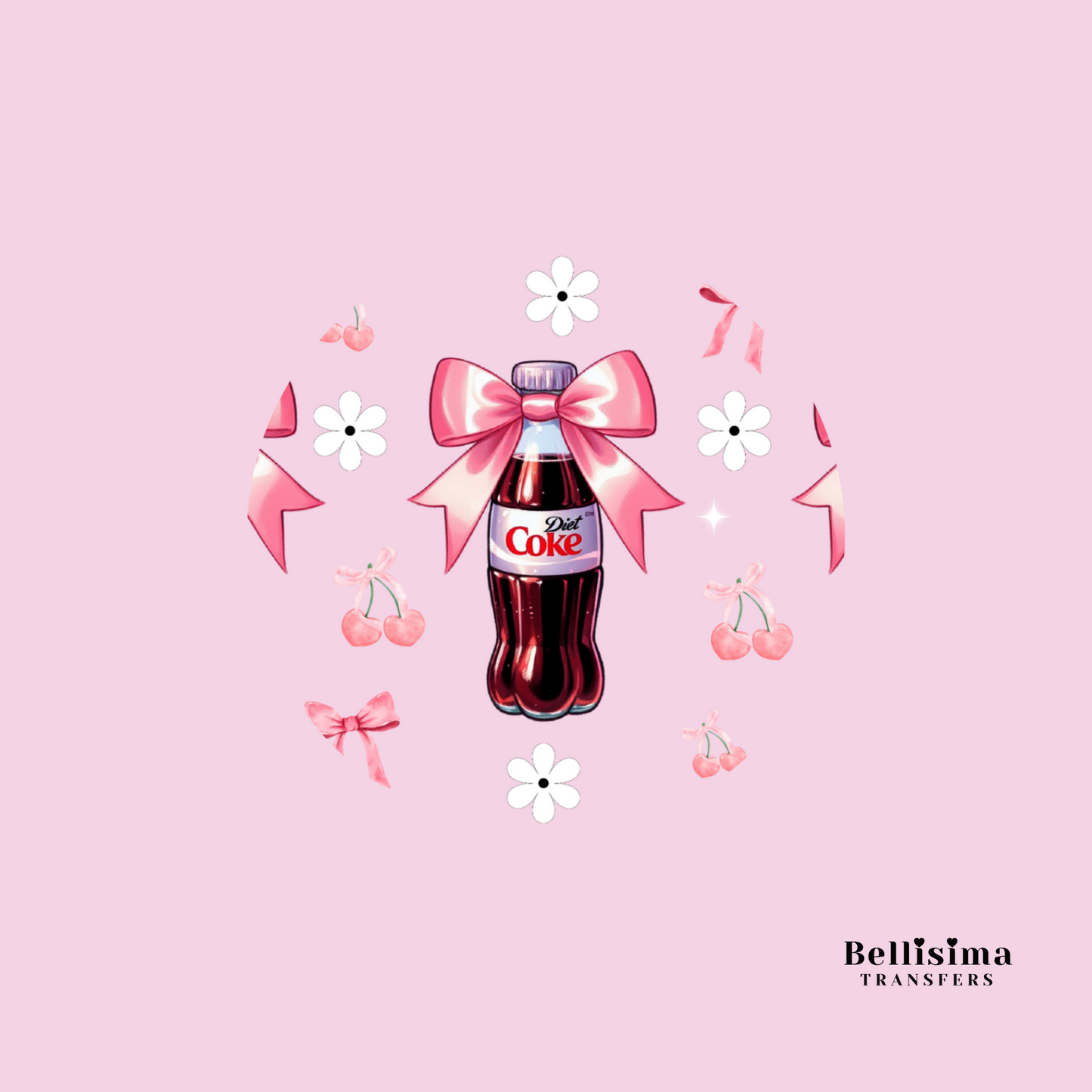 Diet Coke UV DTF Lid Decal