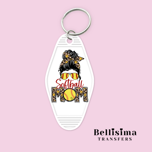 Softball Mom UV DTF Decal