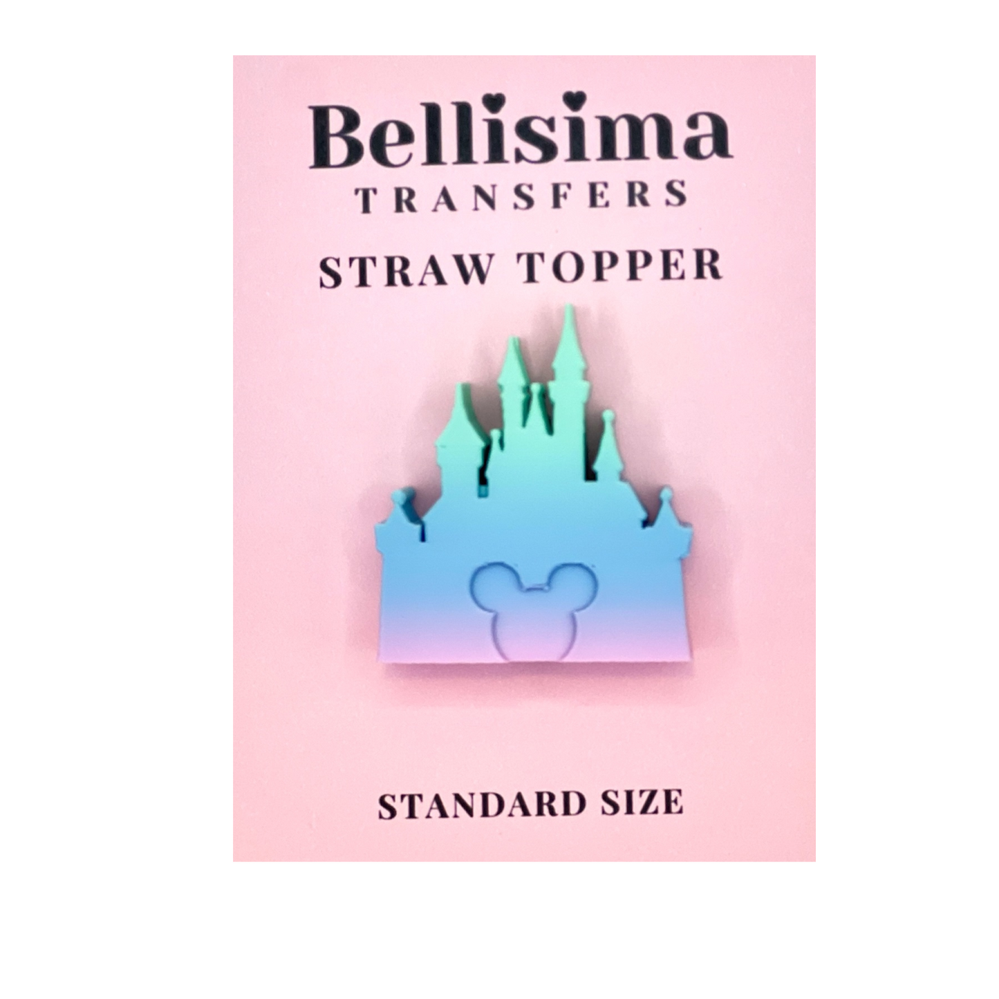 3D CASTLE STRAW TOPPER - STANDARD