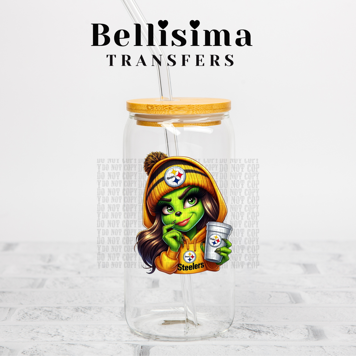 PS Green Girl UV DTF Decal