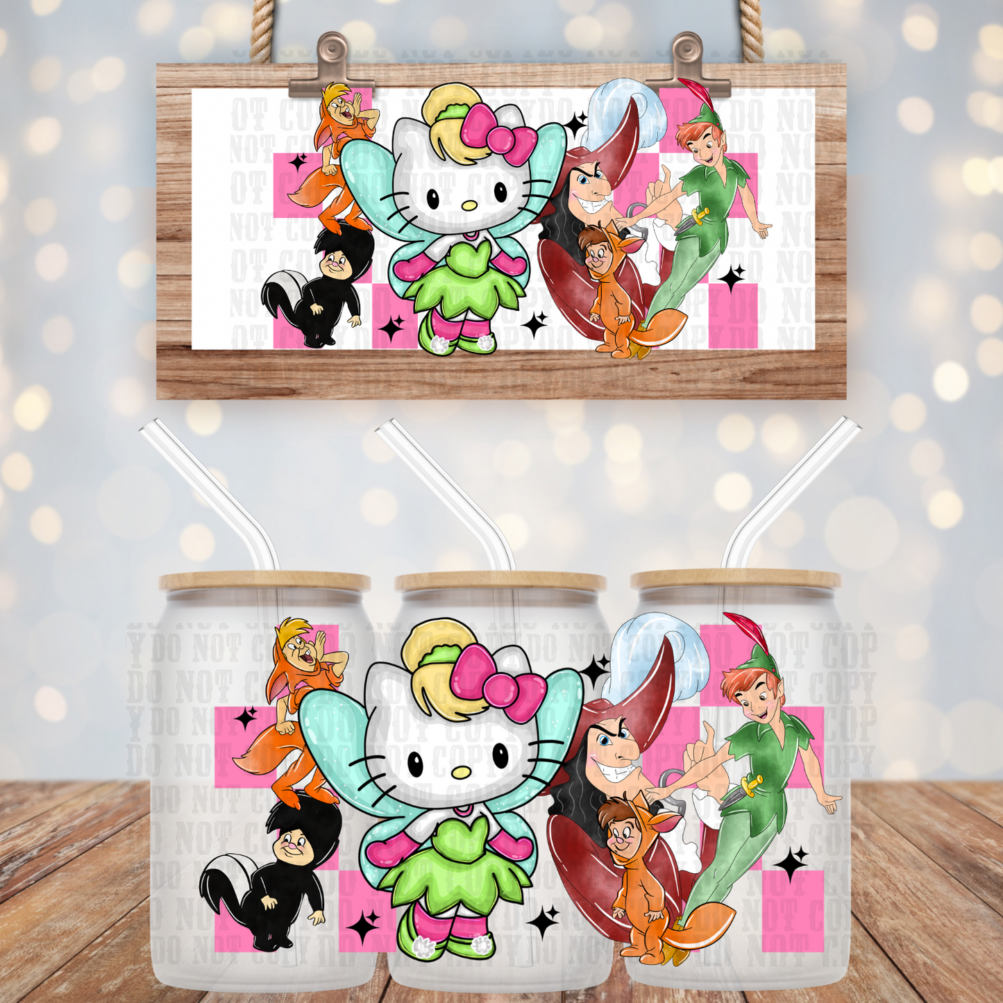 Tinker Kitty UV DTF Wrap