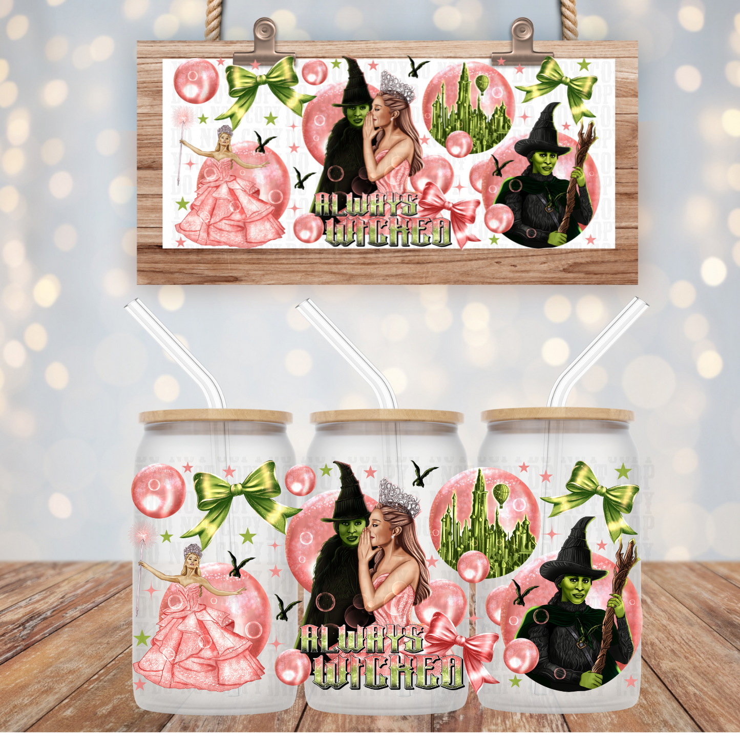 WICKED BUNDLE UV DTF Cup Wrap