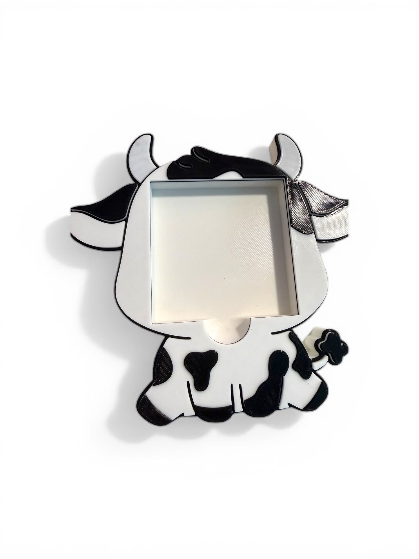 Cutesy Cow Sticky Note Holder | Desk Decor |  Desk Accessories