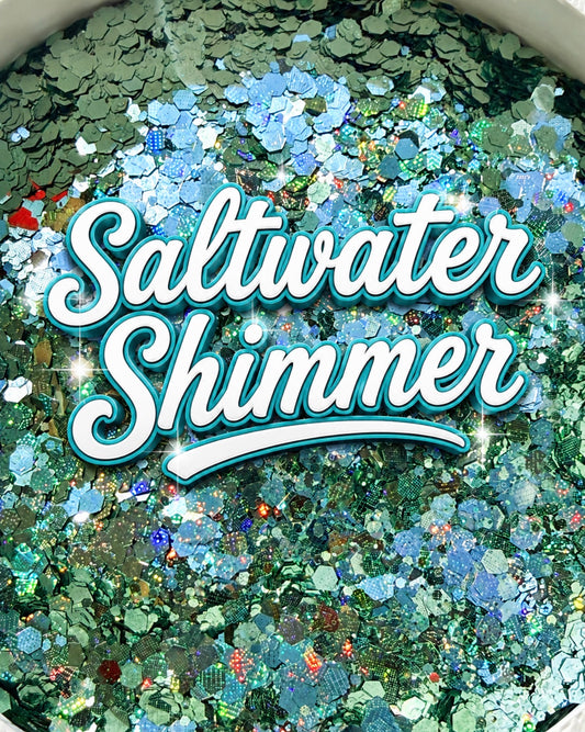 Saltwater Shimmer Chunky Holographic Glitter