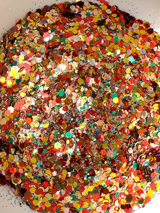 GOLDEN CIDER CHUNKY MIX GLITTER