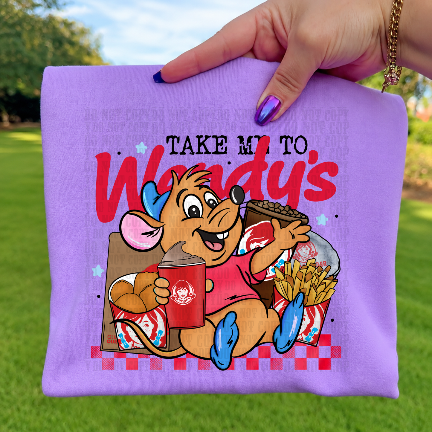 TAKE ME TO WENDY'S T-SHIRT