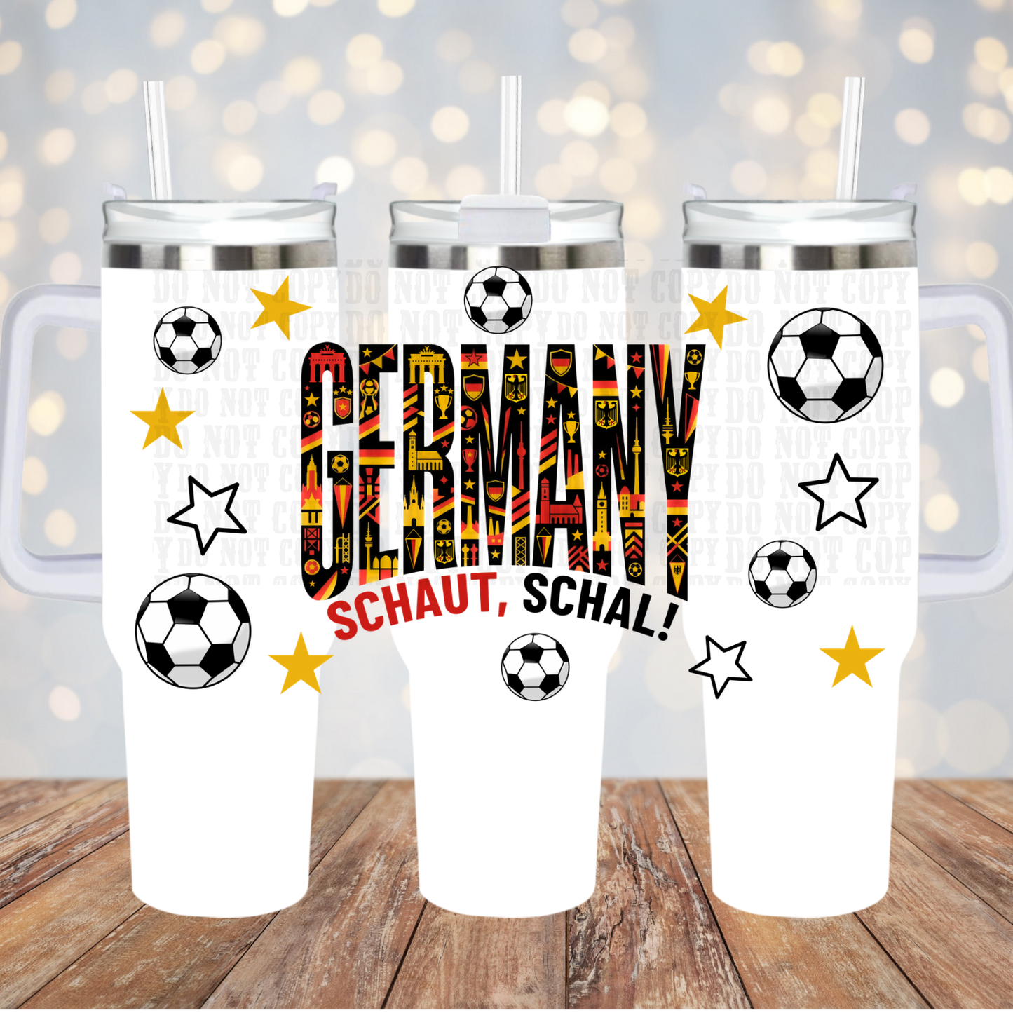 SOCCER WORLD CUP BUNDLE UV DTF CUP WRAP