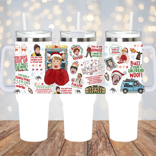 40oz HOME ALONE UV DTF CUP WRAP