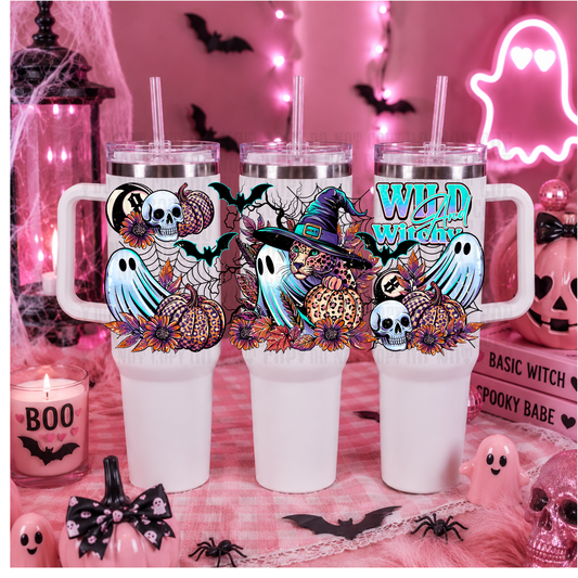 40/50oz WIILD AND WITCHY LEOPARD UV DTF CUP WRAP