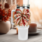 16/40 OZ COQUETTE CHECKER CHRISTMAS BOW  UV DTF Cup Decal