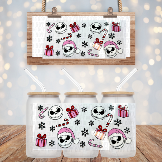 XMAS JACK UV DTF CUP WRAP