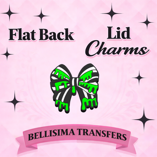 BETTLE BOW Flat Back Lid Charms