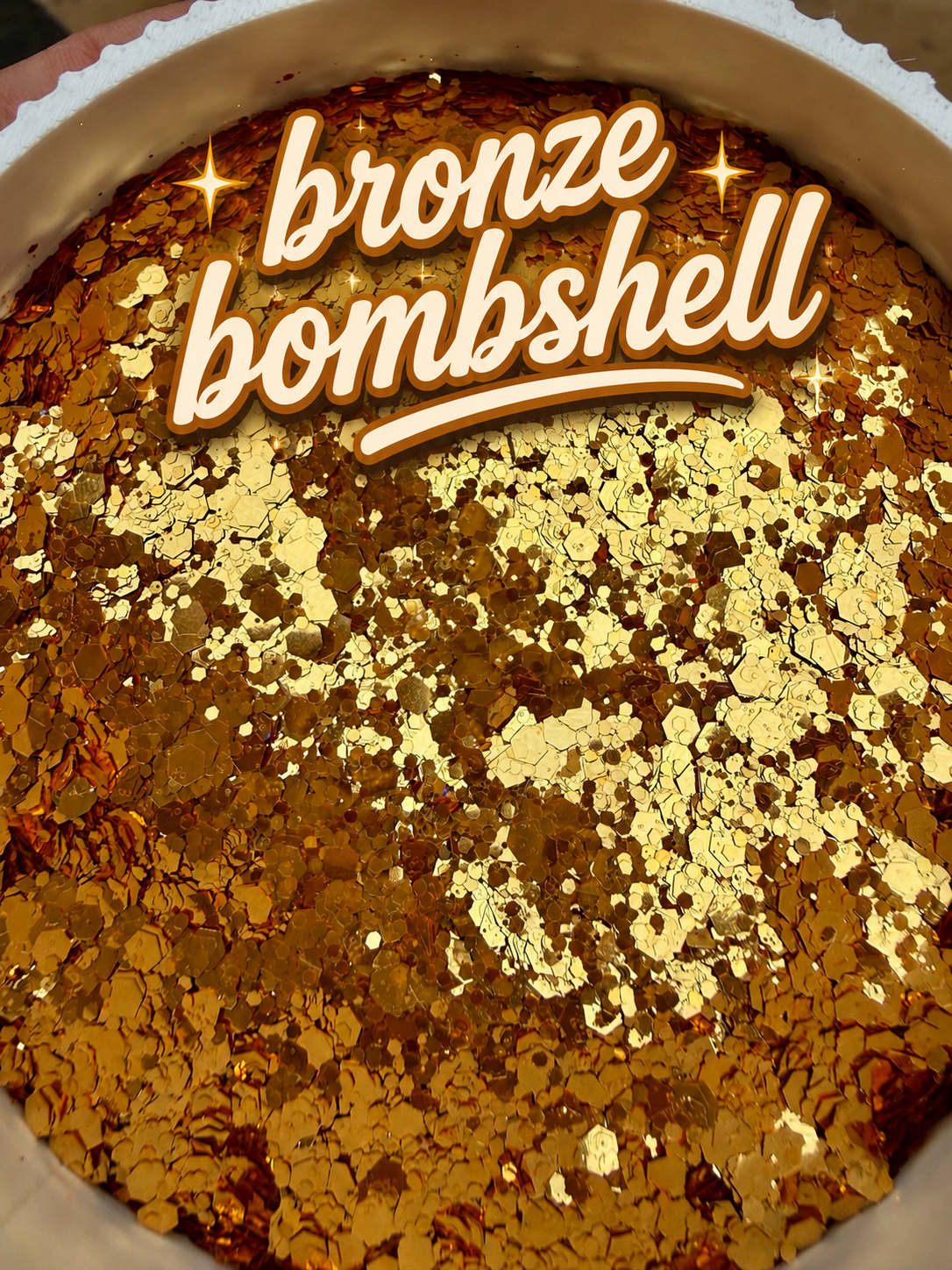 Bronze Bombshell Chunky Metallic Glitter Mix