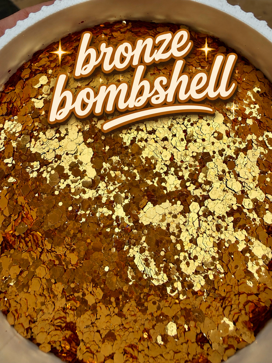 Bronze Bombshell Chunky Metallic Glitter Mix