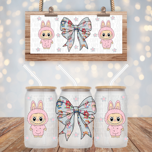 BOW LA-BUBU UV DTF CUP WRAP - SHOP EXCLUSIVE