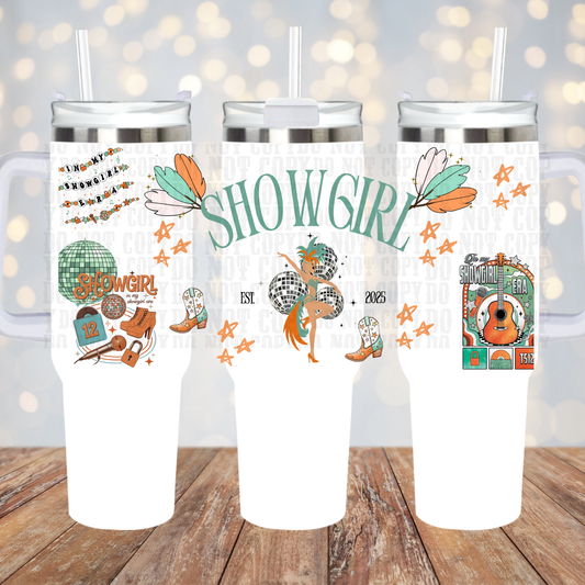 40oz SHOW GIRL UV DTF CUP WRAP