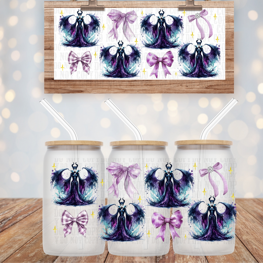 COQUETTE EVIL WITCH UV DTF CUP WRAP