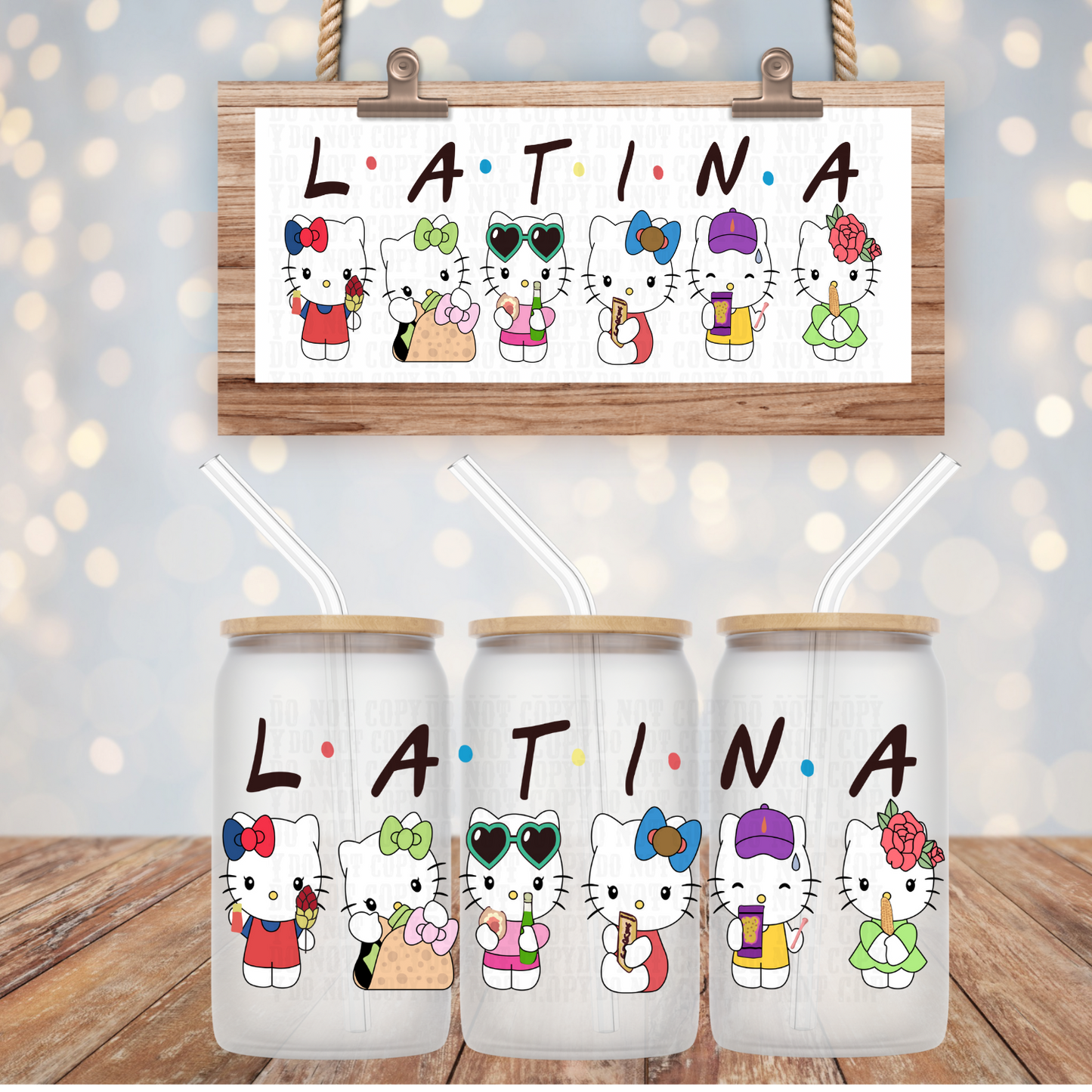 KITTY LATINA UV DTF CUP WRAP