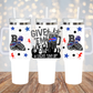 40OZ GIVE EM HELL Football Bundle UV DTF CUP WRAP