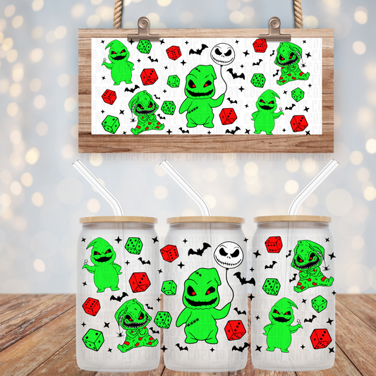 OOGIE DICE  UV DTF CUP WRAP