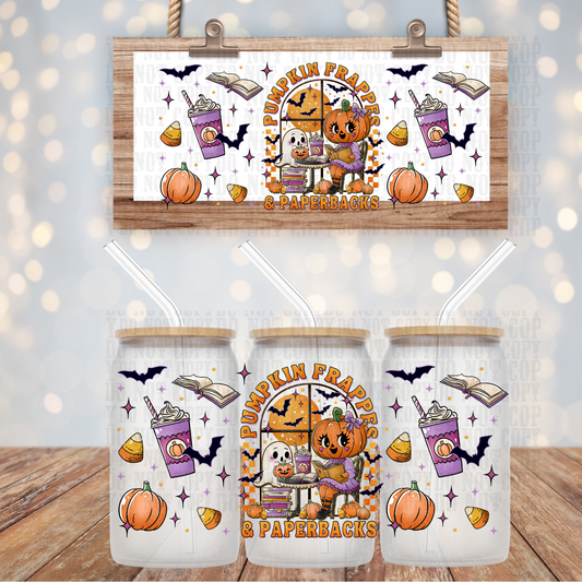 PUMKPIN FRAPPES UV DTF CUP WRAP