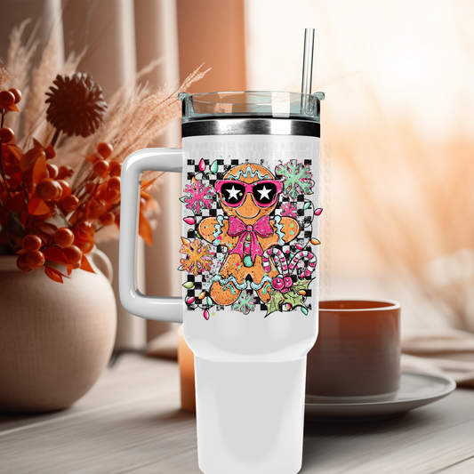 40oz GINGY SELFIE UV DTF DECAL