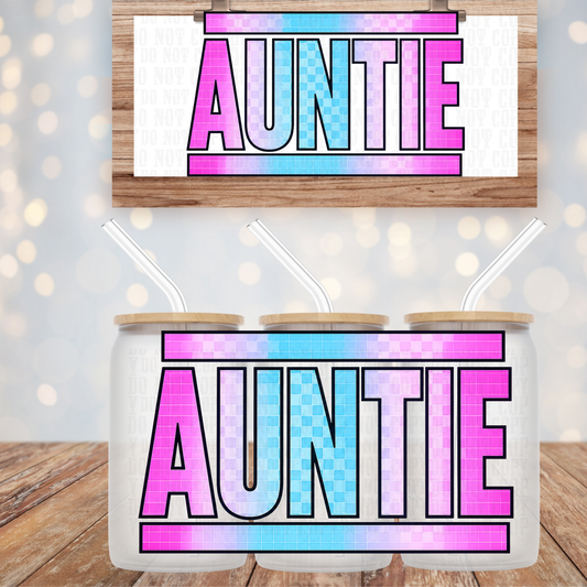 VANS AUNTIE   UV DTF CUP WRAP