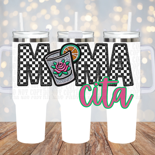 40oz MAMACITA UV DTF Cup Wrap