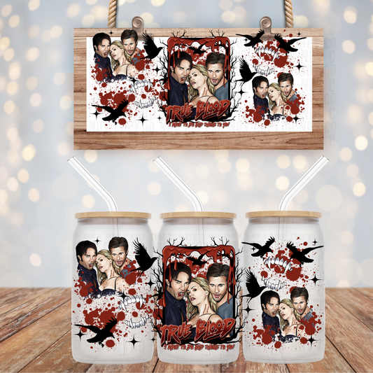 TRUE BLOOD UV DTF CUP WRAP