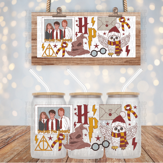 HOLIDAY POTTER  UV DTF CUP WRAP