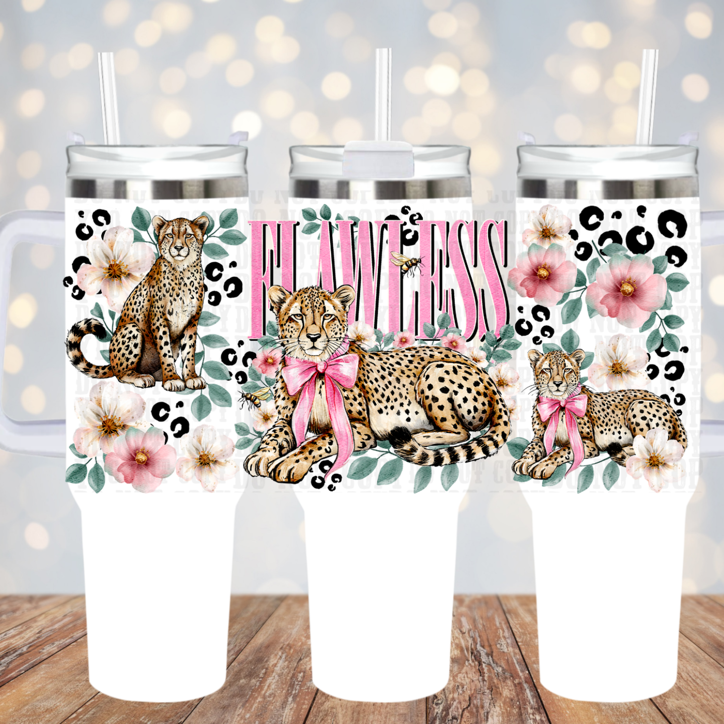 40oz FLAWLESS  UV DTF CUP WRAP