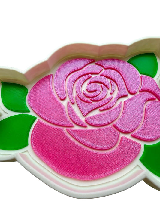 Rose Trinket Tray | Cute 3D Printed Catch-All Dish